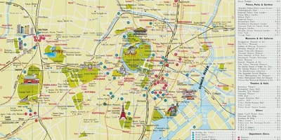 O mapa de tóquio