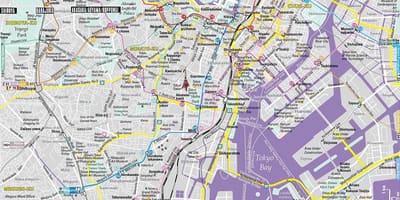 Tóquio no mapa